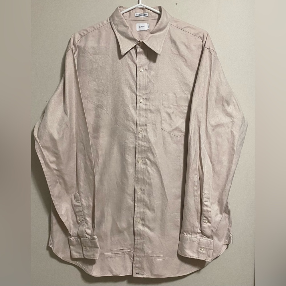 J. Crew 80’s 2 Ply 100% Cotton Dress Shirt